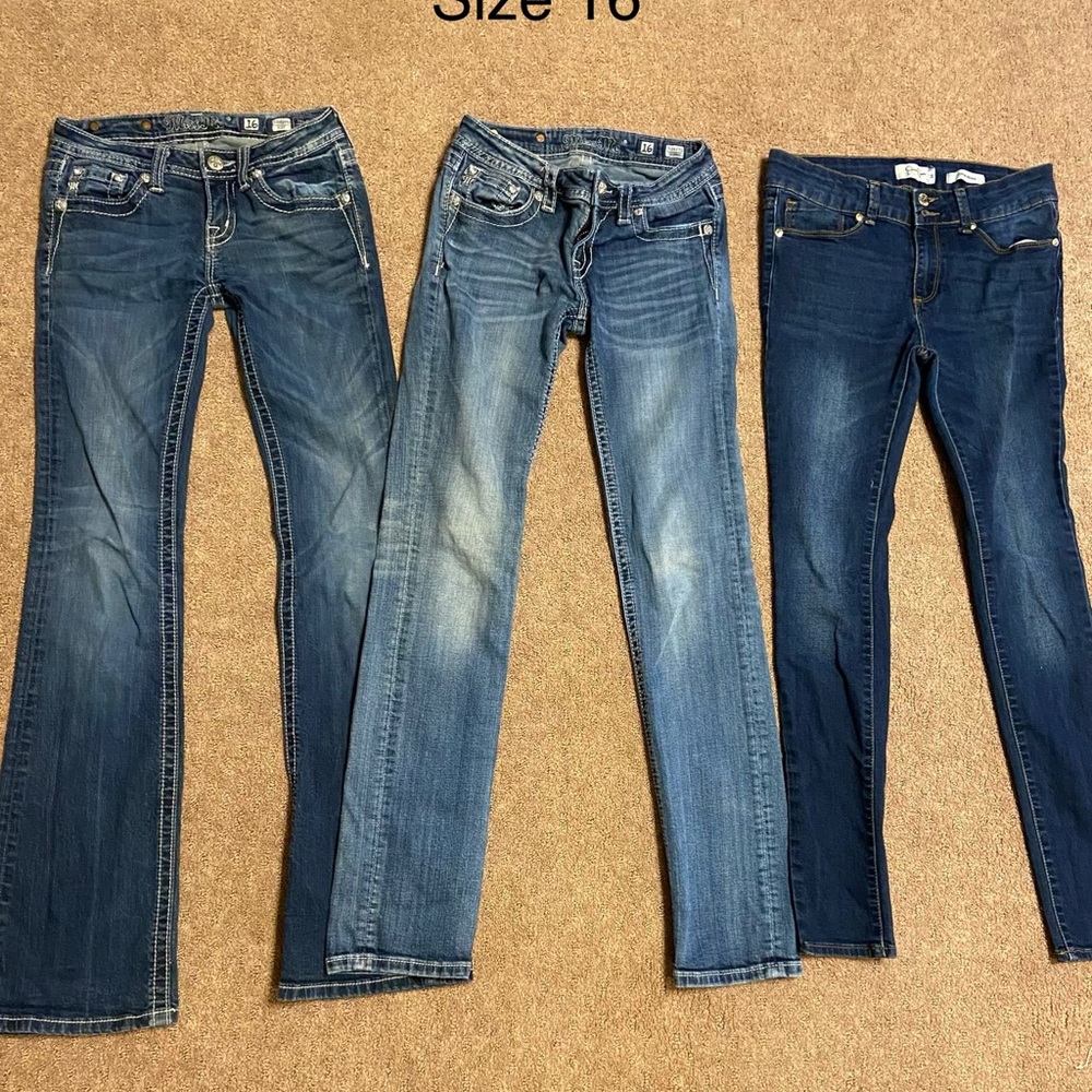 Girls Miss Me and Jessica Simpson Jeans